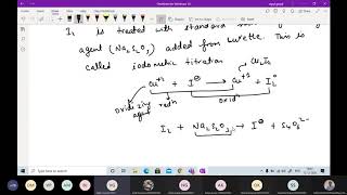 Iodimetric and Iodometric titration [upl. by Trofmoc]