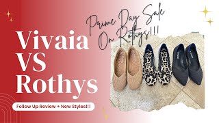 Rothys VS Vivaia Flats Which Is The Most Comfortable Work Flats [upl. by Oizirbaf]