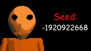 Baldis Basics Plus  Seed 1920922668 [upl. by Esorrebma]