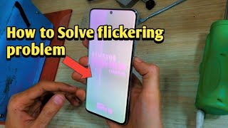 SAMSUNG S20FLICKERING SCREENYELLOW SCREENGREEN SCREEN FIXED WITHOUT LCD REPLACEMENT [upl. by Ferris]