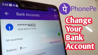 Phonepe me Bank Account kaise change Kare  phonepe bank account change kaise kare [upl. by Theressa67]