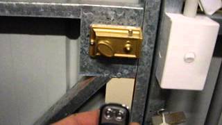 Electric Shed Door Lock  Locksmith Redcliffe QLD 4020 [upl. by Tengdin]