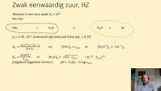 De pH en ionisatiegraad van een zwak zuur berekenen vb azijnzuur [upl. by Gladstone193]