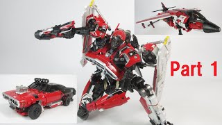 【TF非正規玩具レビュー】驚愕の3段変形をレビュー！ METAGATE G05 RED FANTASY aka SHATTER BUMBLEBEE （Part 1） [upl. by Anol]