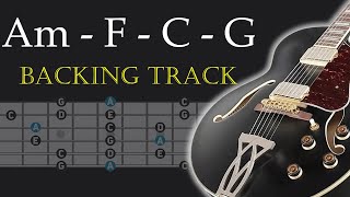 Am Backing Track Am F C G  100 Bpm [upl. by Caron]