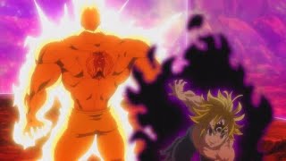 ESCANOR VS MELIODAS quotENGLISH DUBquot🔥 SEVEN DEADLY SINS [upl. by Christiansen]