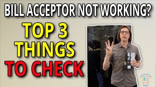 Vending Machine Woes Top 3 Troubleshooting Tips for a NonWorking Dollar Bill Acceptor [upl. by Neomah]