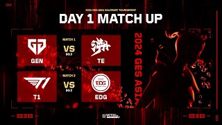 GES ASIA VALORANT TOURNAMENT DAY 1 [upl. by Carvey]