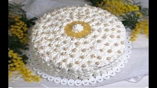 TORTA MIMOSA  Italian Mimosa Cake Recipe [upl. by Maupin851]