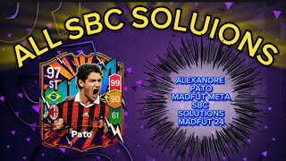 ALEXANDRE PATO 97 RATED ALL 16 MADFUT SOLUTIONS  MADFUT META SBC SOLUTION  MADFUT 24 [upl. by Callean315]