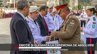 Emoție și eleganță la ceremonia de absolvire a Colegiului Militar Câmpulung Moldovenesc [upl. by Nevlin121]