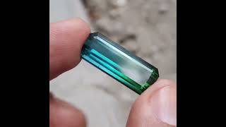 Awesome Natural Blue and Green Tourmaline Gemstone Weight 1785 Carats [upl. by Alina]