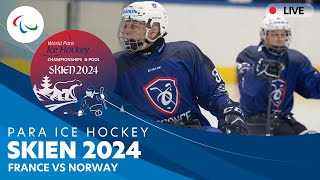 Day 1  France vs Norway  Skien 2024 World Para Ice Hockey Championships BPool [upl. by Rapp]