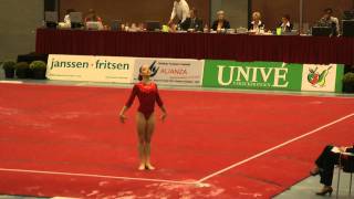 Aliya Mustafina FX  2010 NEDRUSESPSWE [upl. by Faith]