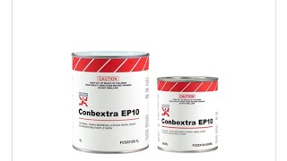 Conbextra EP10 A highly fluid epoxy grout for dynamicrepetitive load applications gap width [upl. by Lewej]