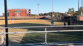 Pitching at diamond prospects showcaseStrikeout looking [upl. by Windham]