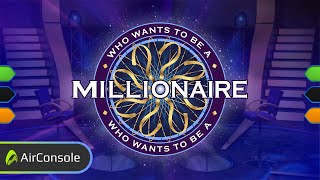 Who Wants to Be a Millionaire Trailer 💰  Now Available on AirConsole for Your 🚗 [upl. by Friedrick]