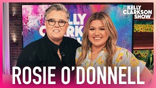 Rosie ODonnell amp Kelly Clarkson Toss Koosh Balls To Audience [upl. by Syd]