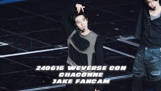 240616 WEVERSE CON “CHACONNE” 엔하이픈 제이크 직캠 ENHYPEN JAKE FANCAM [upl. by Avad]