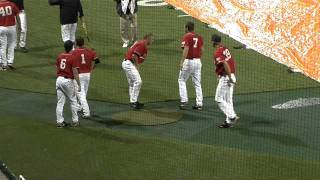 Clemson Baseball vs Davidson Rain Delay Antics [upl. by Shea]