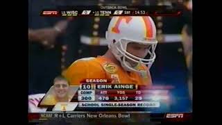 2008  Outback Bowl  16 Tennessee vs 18 Wisconsin [upl. by Ilatfan]