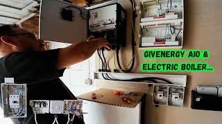 GivEnergy AIO combined with an Electric Boiler from Tepeo Electric boiler [upl. by Octavus]