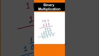 Binary Multiplication  Question 8  Binary Number System shorts binarymultiplication maths [upl. by Annaer141]