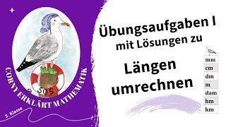 Längeneinheiten umwandeln Übungsaufgaben I Klasse 5 [upl. by Alpers679]