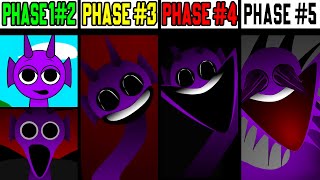 Phase 1 VS Phase 2 VS Phase 3 VS Phase 4 VS Phase 5 in Incredibox Sprunki [upl. by Icam]