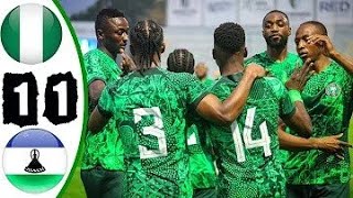 Nigeria vs Lesotho 11  SEMI AJAYI GOAL  CAF WORLD CUP Qualifiers 2026  Goals Highlights 2023 [upl. by Aneelas]