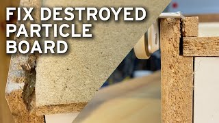 Cheap and easy DIY How to Fix Broken Particle Board Furniture [upl. by Essenaj]