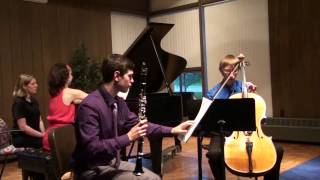 Summer Recital Part 5  Fruhling Clarinet Trio 12 [upl. by Rankin865]