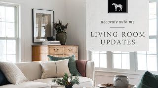 Decorate With Me Living Room Refresh  Farmhouse Living Room Decorating Ideas [upl. by Tillinger]