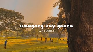 umagang kay ganda kyle raphael cover  LYRIC VIDEO [upl. by Bayer]