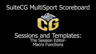 Sessions and Templates The Session Editor Macros [upl. by Duyne36]