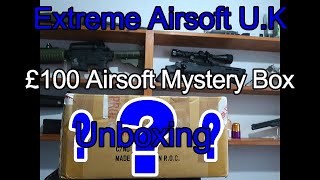 £100 Airsoft Mystery Box from Extreme Airsoft U K [upl. by Annel]