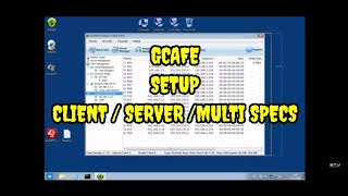 DISKLESS CLIENT  SERVER  MULTI SPECS SETUP  GCAFE PRO [upl. by Nodnek]