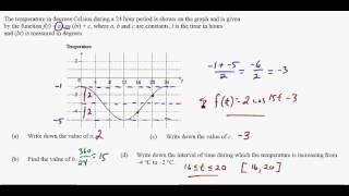 IB Math Studies Sine and Cosine Functions [upl. by Rolland553]