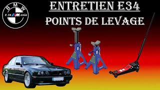 Points de Levage BMW E34 [upl. by Etnaid270]