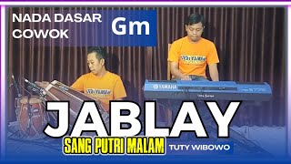 Jablay2 karaoke  Tuty wibowo nada cowo Gm versi bajidor [upl. by Deirdre]