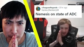 Support is a BROKEN ROLE Doublelift Reacts to Nemesis Thoughts on ADC [upl. by Ilhsa]