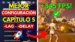 ✅MEJOR CONFIGURACION y PROGRAMAS Para FORTNITE CAPITULO 5 📁 FPS LAG DELAY🔧 [upl. by Stevenson]