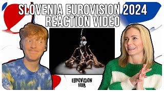 Slovenia  Eurovision 2024 Reaction  Raiven  Veronika  Eurovision Hub [upl. by Yruam]