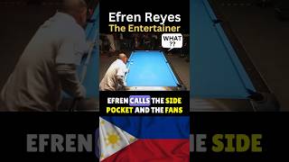 EFREN Reyes GREATEST Shot to ENTERTAIN the Fans [upl. by Mavis]