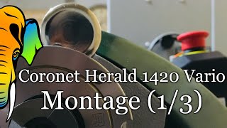 Teil 13 Montage der Coronet Drechselbank Herald 1420 Vario Record Power [upl. by Aramit]