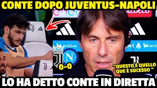 🔴UltimOra 🎙Conte Dopo JuveNapoli🔥🔵Kvaratskhelia Polemiche Reazione [upl. by Estes]