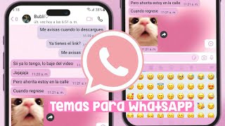 🧸Temas personalizados para WhatsApp estilo iPhone✨ [upl. by Bryn]