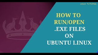 How to RunOpen exe Files in Ubuntu Linux  Run executable Files on Ubuntu [upl. by Yahiya]