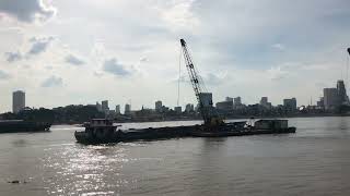 Destroying the Riverbed and Thus Eco System in the Tonle Sap River Phnom Penh [upl. by Nelrac]