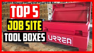 Top 5 Best Job Site Tool Boxes 2021 [upl. by Aikym]